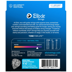 Elixir Optiweb 16571 3-pack 09-42 Super Light